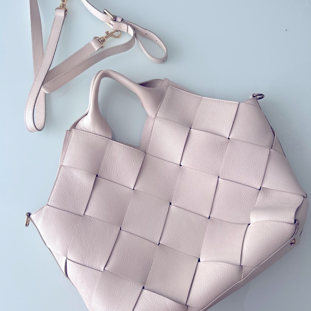 Lacuccie - Italian leather Hand Woven Bag